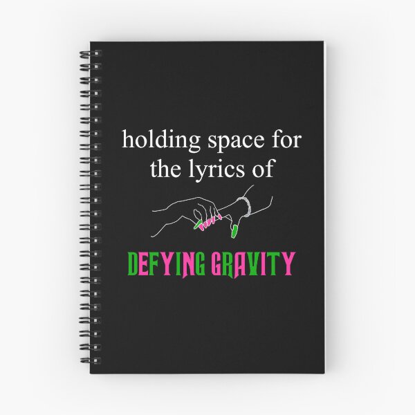 Item preview, holding space for the lyrics of defying gravity designed and sold by screamqueens.