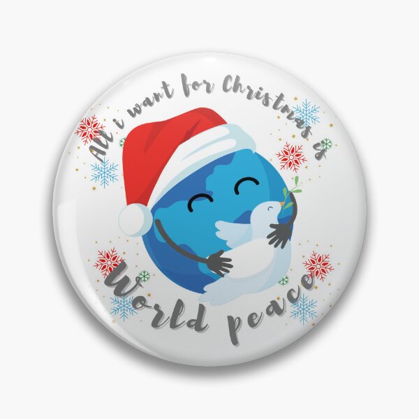 Item preview, All I Want for Christmas is World Peace, Kindness Hope designed and sold by LekaDesignShop.