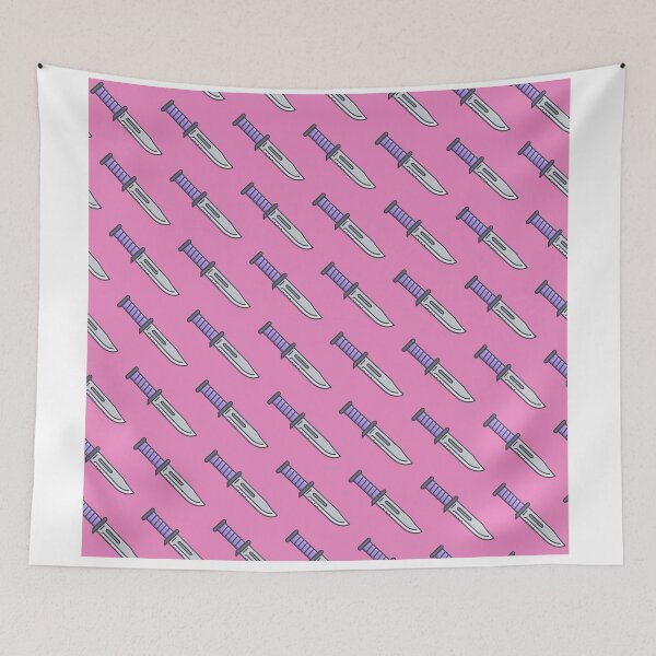 Item preview, Pink Military Knife Pattern designed and sold by LS-print.