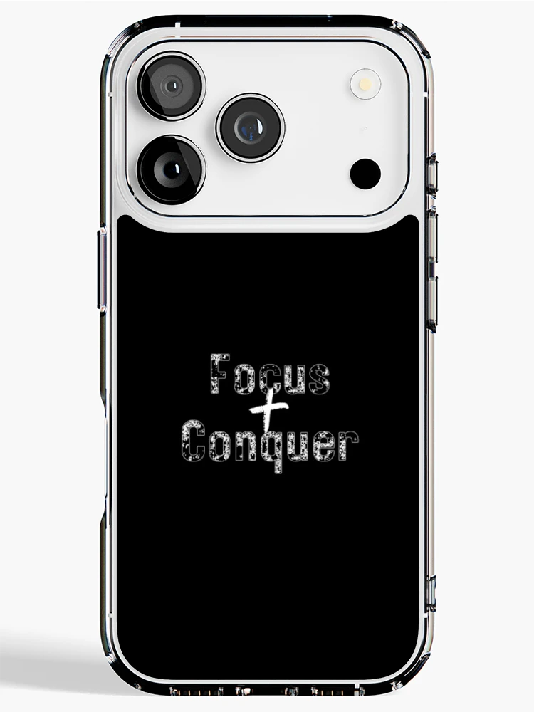 Thumbnail 1 of 5, iPhone Case, Focus + Conquer designed and sold by RuggedSchemes.