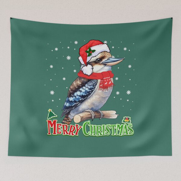 Item preview, Merry Christmas kookaburras - Xmas kookaburra Christmas Australia Men Woman kids  designed and sold by Taylor  ART.