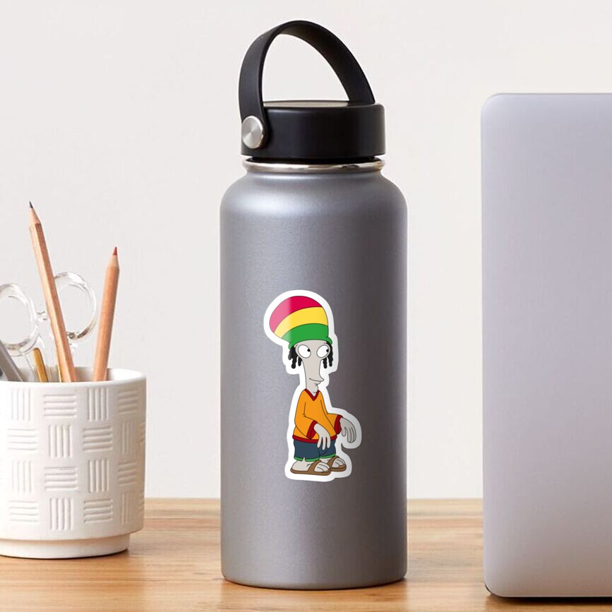 Jamaican Rastafarian (Roger the Alien Persona) Sticker
