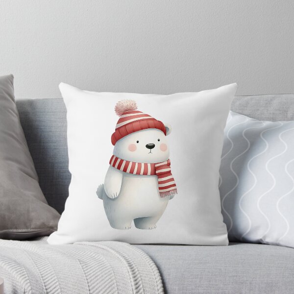 Item preview, Polar Bear in Winter Gear designed and sold by angieart68.