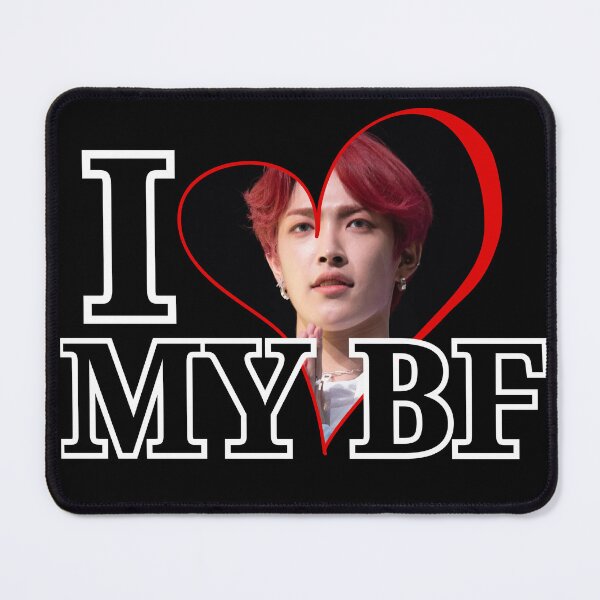 Item preview, Ateez Kpop HongJoong I Love My Boyfriend designed and sold by StarBunnyDesign.