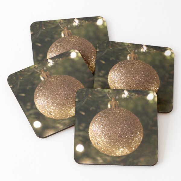 Item preview, Gold Glitter Ornament designed and sold by PresMatPlays.