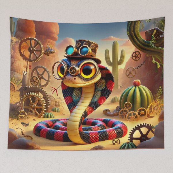 Item preview, Steampunk King Snake designed and sold by Sillytoe.