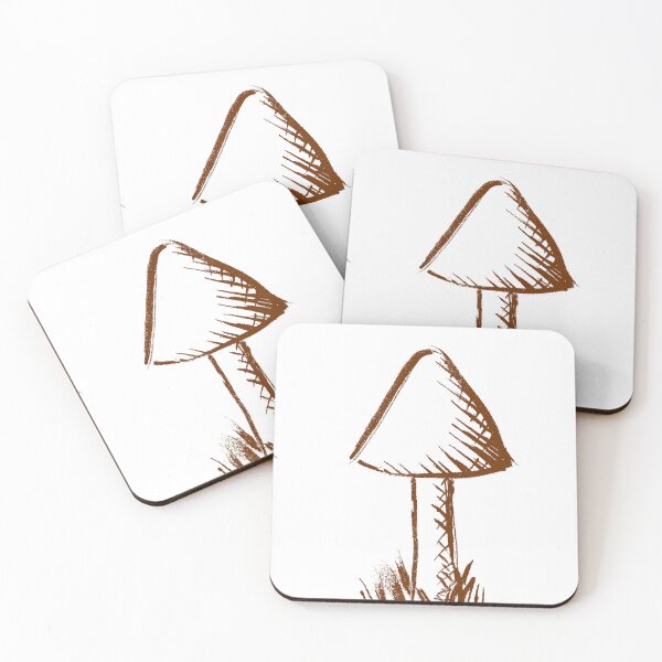Item preview, Original Sketch Toadstool Rusty Brown designed and sold by MagentaTwilight.