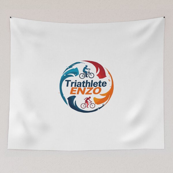 Item preview, Dynamic Triathlete Enzo - Swim, Bike, Run designed and sold by Triathlongram.