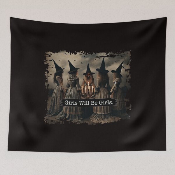Item preview, Girl Will Be Girl, Funny Witch, Witchy Vibes designed and sold by thadghtbad.