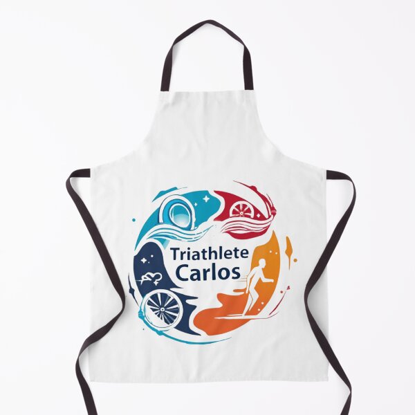 Item preview, Dynamic Triathlete Carlos - Swim, Bike, Run designed and sold by Triathlongram.