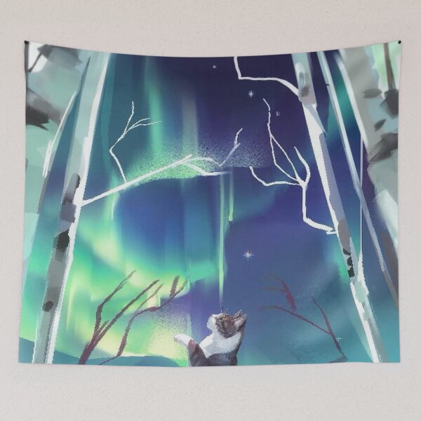 Item preview, A cat in a dreamy world  designed and sold by Chic Palette .