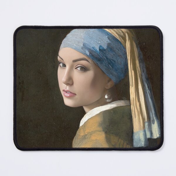 Item preview, Sasha grey as the girl with a pearl earring designed and sold by obstinator.