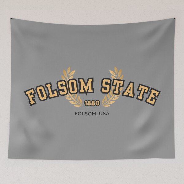 Item preview, Folsom State Prison University, Gold and Black designed and sold by UNK-Fatigues.