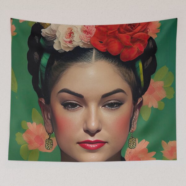 Item preview, Sasha Grey as Frida Kahlo designed and sold by obstinator.