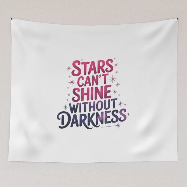 Item preview, Stars can't shine without darkness designed and sold by nimmitrends.