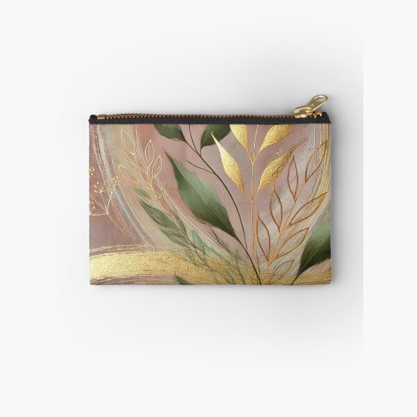 Item preview, Abstract Golden Leaf Artwork Style 1 designed and sold by Dream Bloom Gallery.