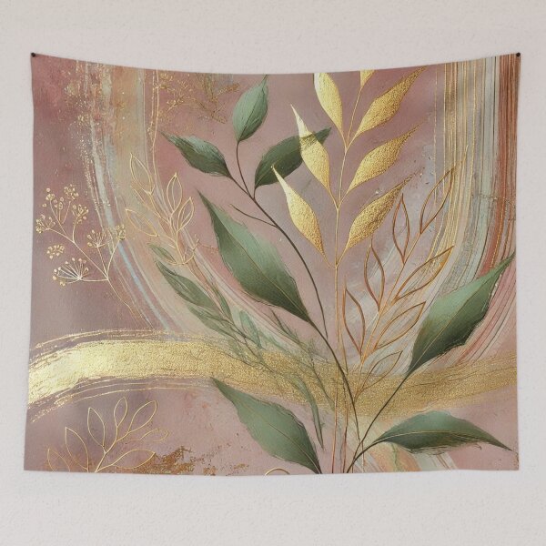 Item preview, Abstract Golden Leaf Artwork Style 1 designed and sold by Oonward2021.