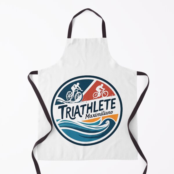 Artikelvorschau, Dynamischer Triathlet Maximiliano – Schwimmen, Radfahren, Laufen entworfen und verkauft von Triathlongram.