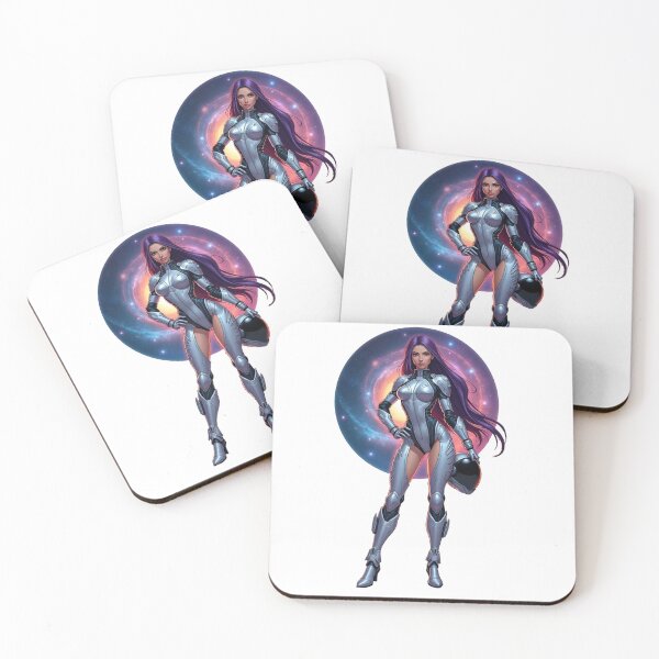 Item preview, futuristic female astronaut designed and sold by JonelleTshirts.