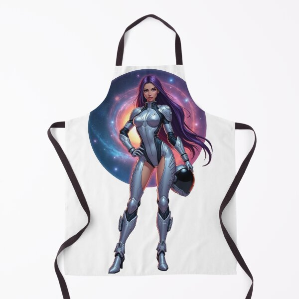 Item preview, futuristic female astronaut designed and sold by JonelleTshirts.