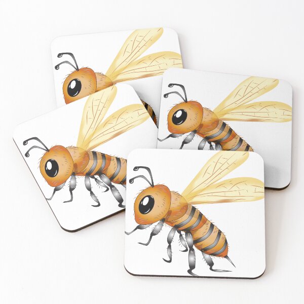 Item preview, Honey Bee Illustration designed and sold by karyalangit.