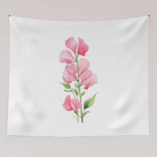 Item preview, Pink Sweet Pea designed and sold by HOMETOWN86.