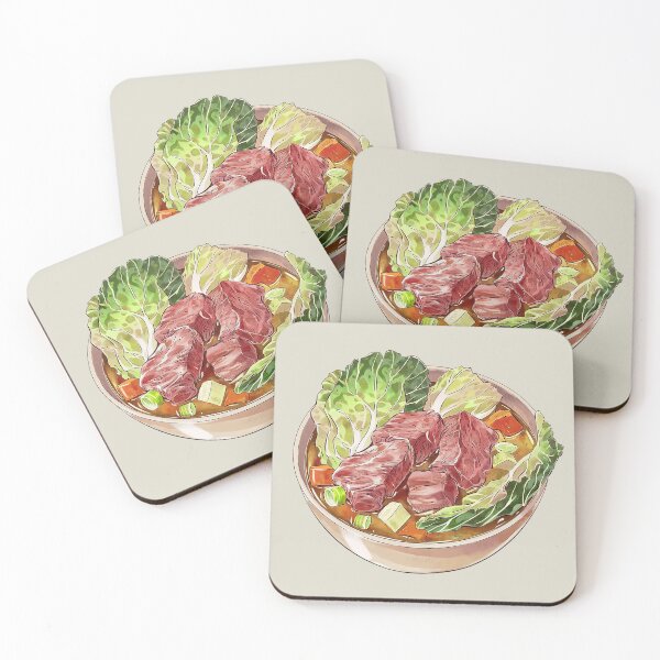 Item preview, Hearty Beef and Cabbage Soup Illustration designed and sold by Verycutethings.
