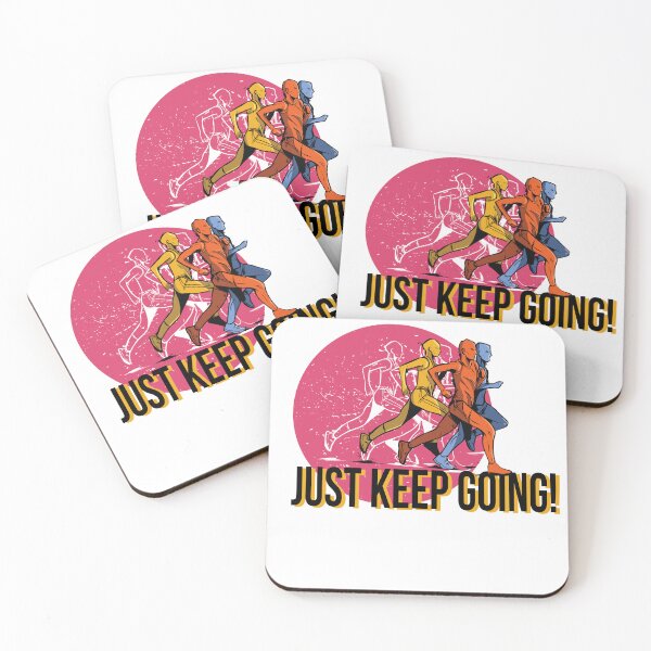 Item preview, Marathon Runners - Just Keep Going designed and sold by TurtleDojo.