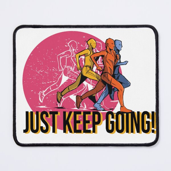 Item preview, Marathon Runners - Just Keep Going designed and sold by TurtleDojo.