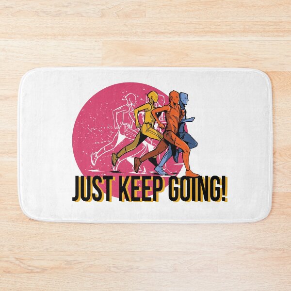 Item preview, Marathon Runners - Just Keep Going designed and sold by TurtleDojo.