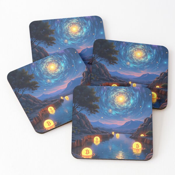 Item preview, Bitcoin Rays Shining Through the Digital World designed and sold by RadDeck.