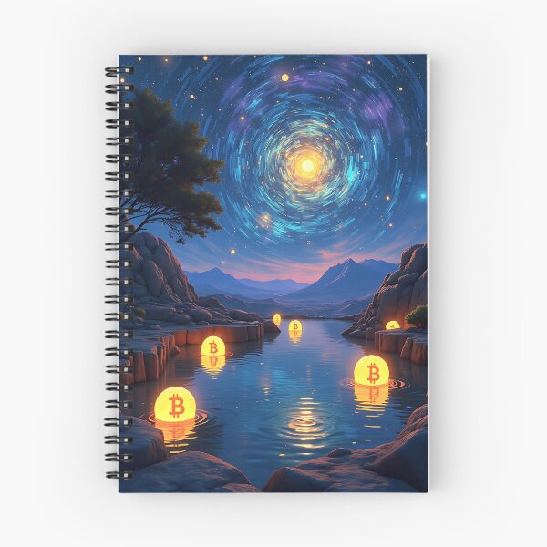Item preview, Bitcoin Rays Shining Through the Digital World designed and sold by RadDeck.