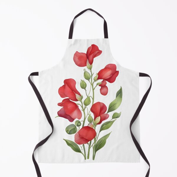 Item preview, Red Sweet Pea designed and sold by HOMETOWN86.