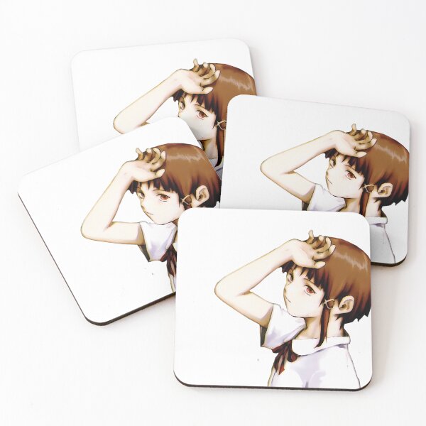 Item preview, Lain in School Uniform - Serial Experiments Lain designed and sold by hikMaan.