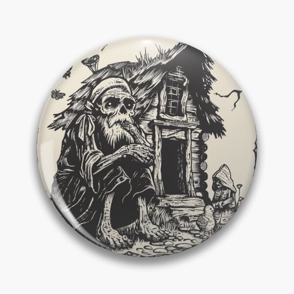 Item preview, Slavic Folklore Forest Hut - Tales of the People designed and sold by PitchBlackIcon.