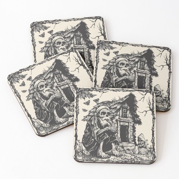 Item preview, Slavic Folklore Forest Hut - Tales of the People designed and sold by PitchBlackIcon.