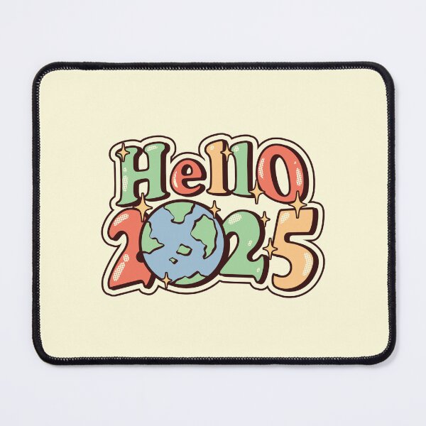 Item preview, Hello 2025 Retro Typography designed and sold by FlashCraft Design.