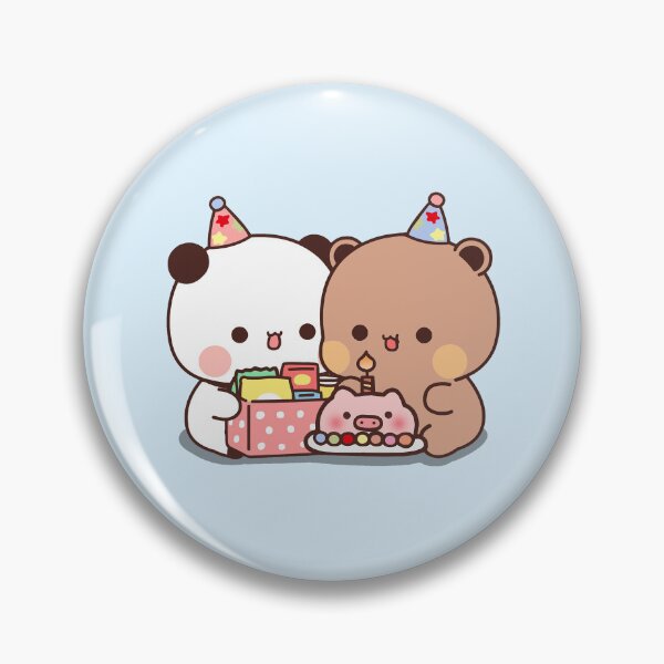 Item preview, Bubu and Dudu Birthday Celebration | Cute Bear Couple | Panda Yier | Bubu Brownie Bear designed and sold by valeriehsin.