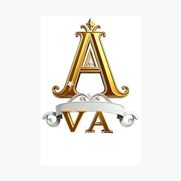 Item preview, Elegant Royal Logo with Gold Letter A designed and sold by Mido-artister.