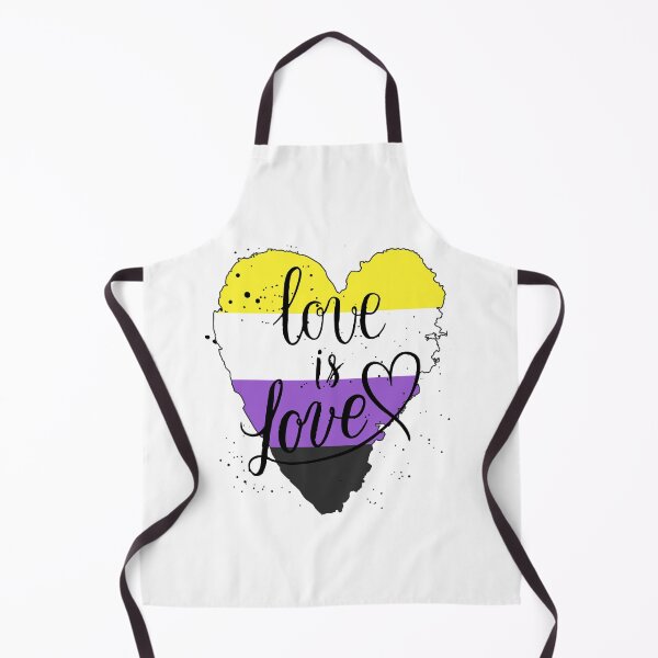 Item preview, Love is Love - Nonbinary Pride Heart Design designed and sold by EqualityMerch.