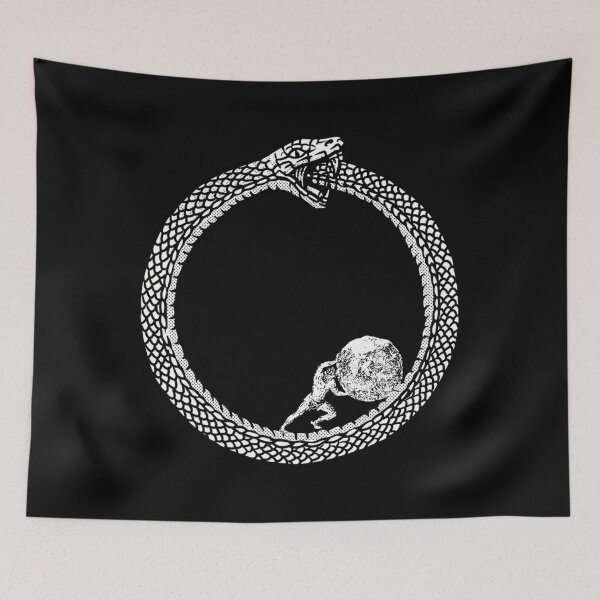 Item preview,  Sisyphus In An Ouroboros Snake - Unisex Philo.sophy For Existentialists designed and sold by motivatedart.