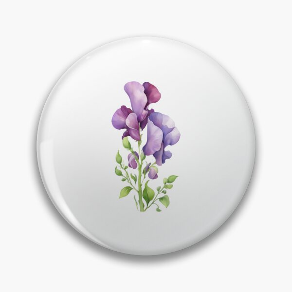 Item preview, Purple Sweet Pea designed and sold by HOMETOWN86.