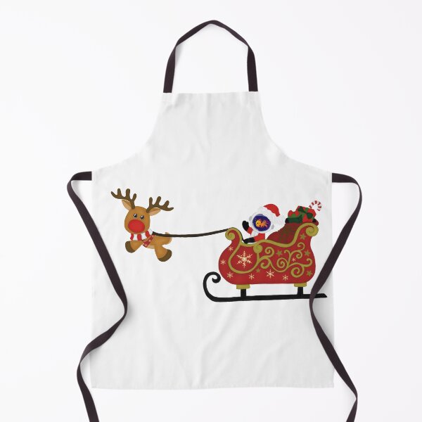 Item preview, Fish the Sleighing Astronaut  designed and sold by ChaosAndLace.