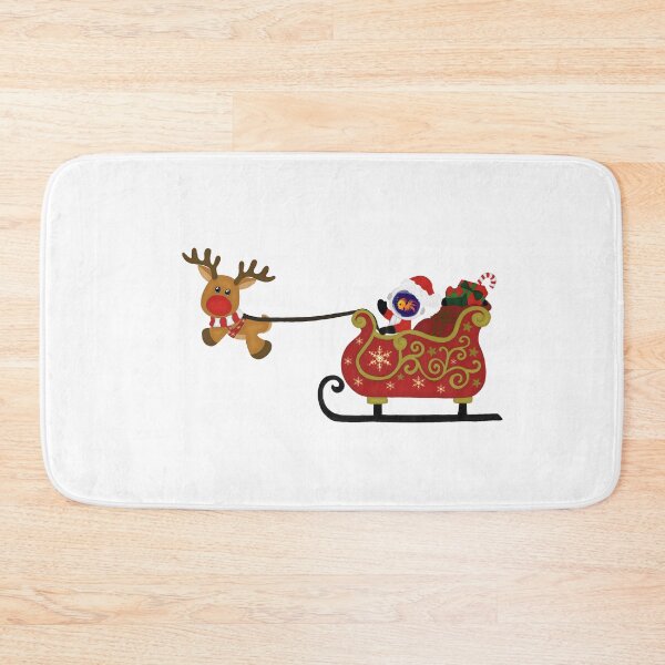 Item preview, Fish the Sleighing Astronaut  designed and sold by ChaosAndLace.