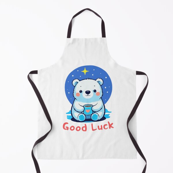 Item preview, Good luck bear take a cup of coffee on the star shining background designed and sold by Molido.