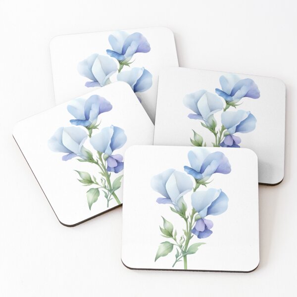 Item preview, Blue Sweet Pea designed and sold by HOMETOWN86.