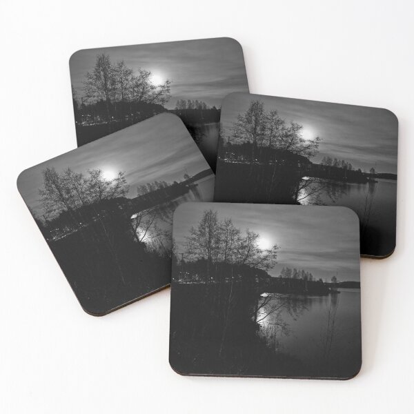 Item preview, When the moon rises at Siuro bw designed and sold by Jouko Lehto Photography.