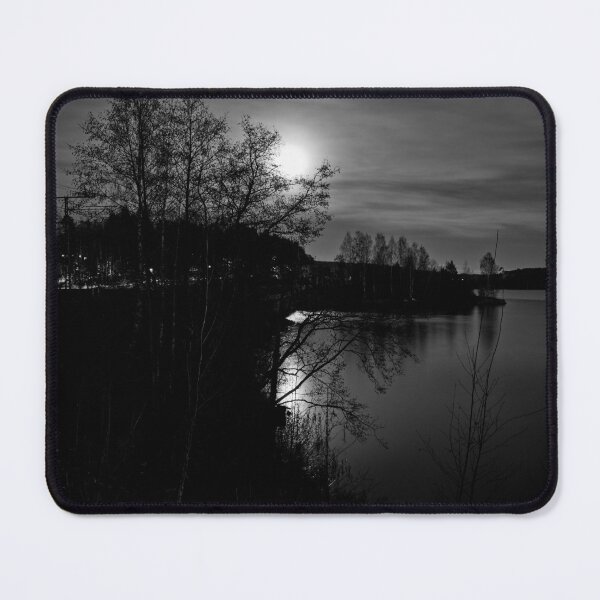Item preview, When the moon rises at Siuro bw designed and sold by Jouko Lehto Photography.