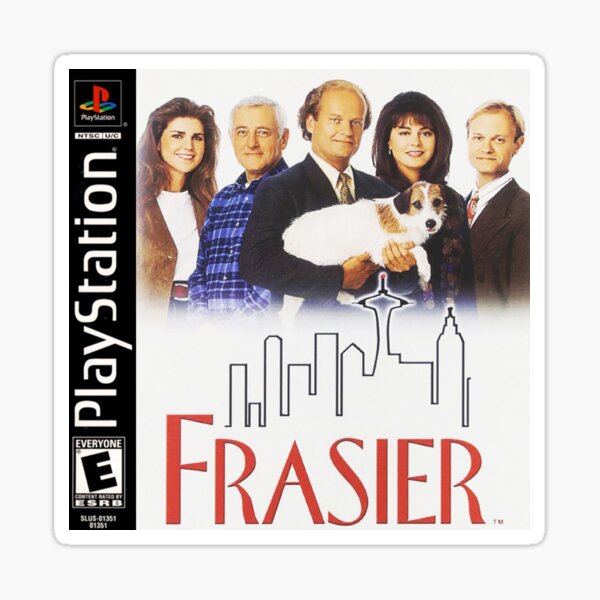 Vista previa del artículo con la obra «Frasier en la PS1», diseñado y vendido por spacesharks.