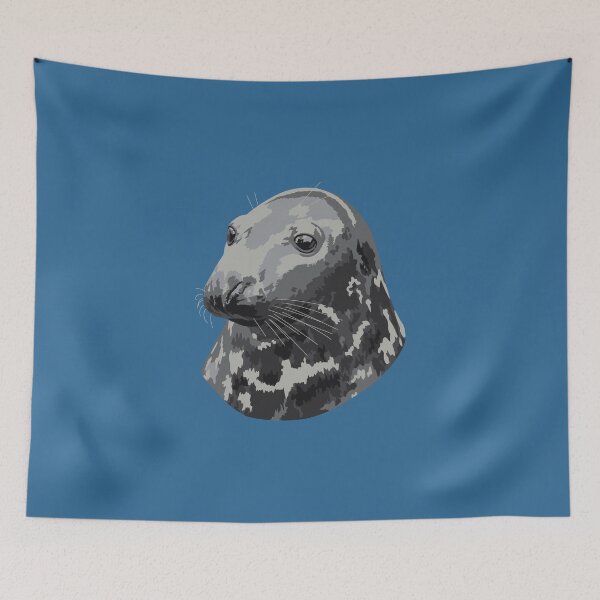 Item preview, Grey Seal Face designed and sold by GeoCreate.